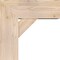 Ekena Millwork Traditional Block Smooth Bracket w/ Offset Brace, Douglas Fir, 7 1/2"W x 18"D x 18"H BKT0806X18X18TRA05SDF - alternate 3